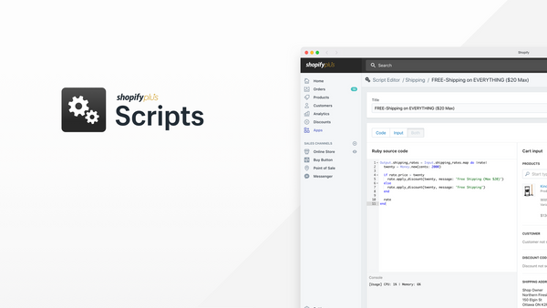 Shopify Experts have Scripts for Shopify Plus